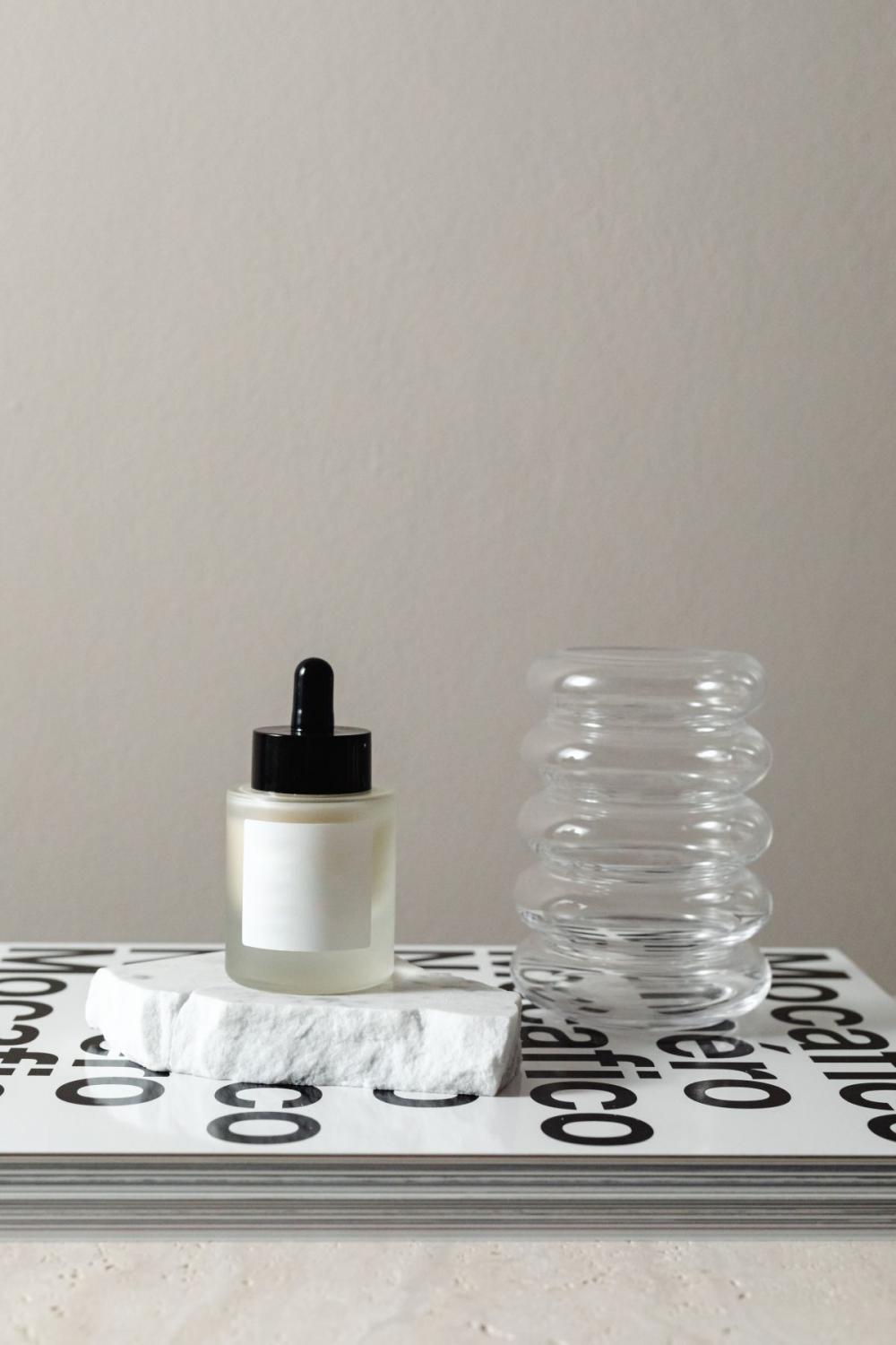 A bottle of beauty product for mockup A bottle of beauty product for mockup
