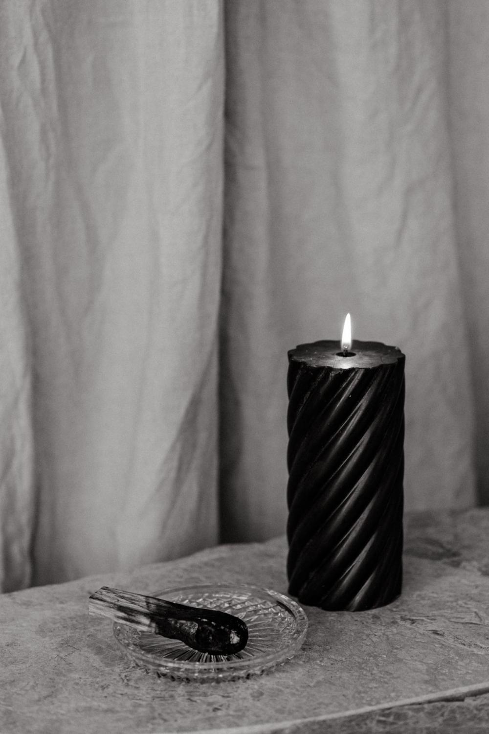 Black aesthetic - candle Black aesthetic - candle