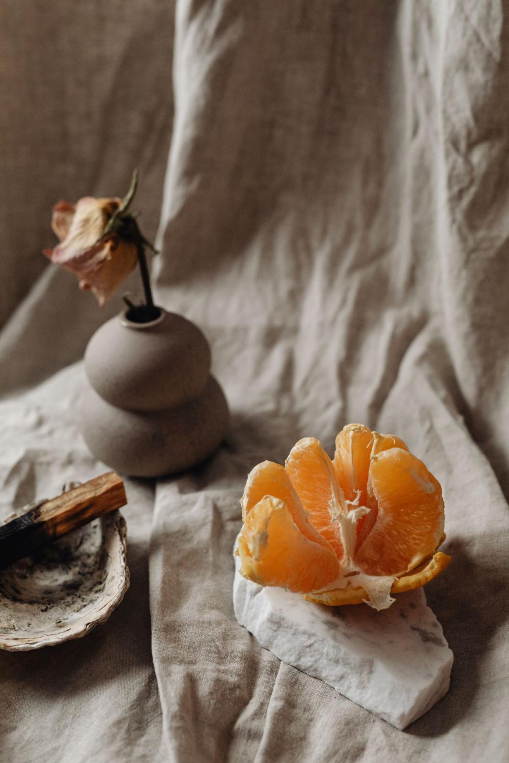 Candle - palo santo - linen fabric Candle - palo santo - linen fabric