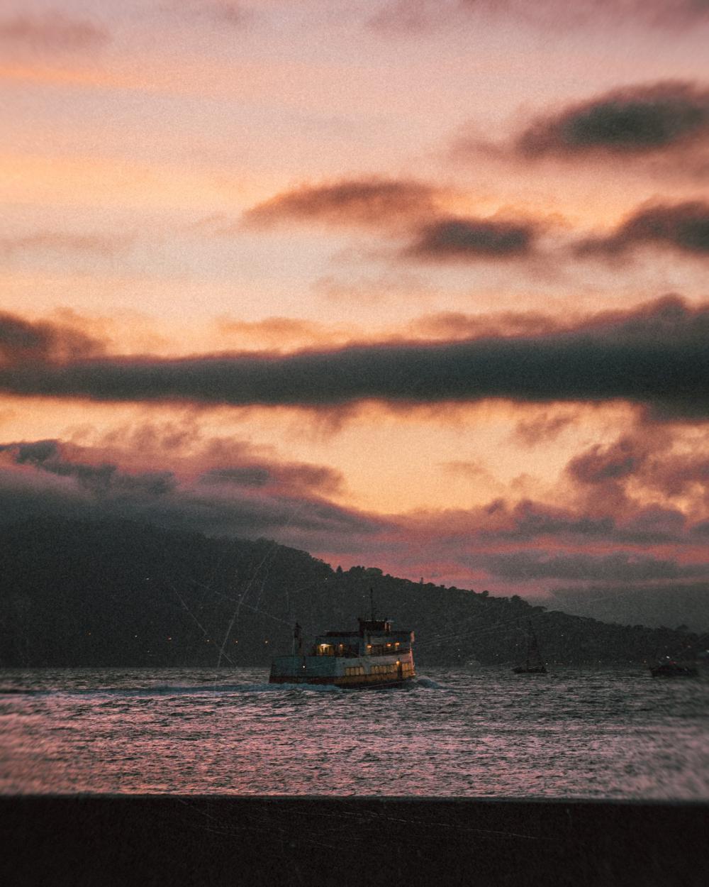 Boat in the sunset Boat in the sunset