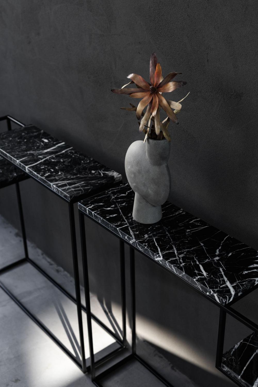 Dark mood aesthetics - furniture - black wall Dark mood aesthetics - furniture - black wall