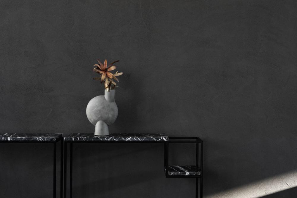 Dark mood aesthetics - furniture - black wall Dark mood aesthetics - furniture - black wall