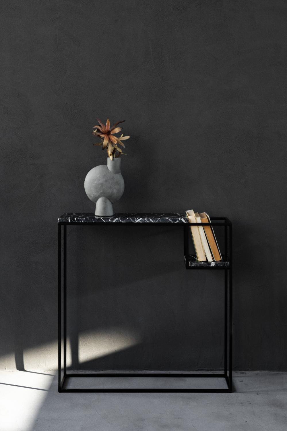 Dark mood aesthetics - furniture - black wall Dark mood aesthetics - furniture - black wall