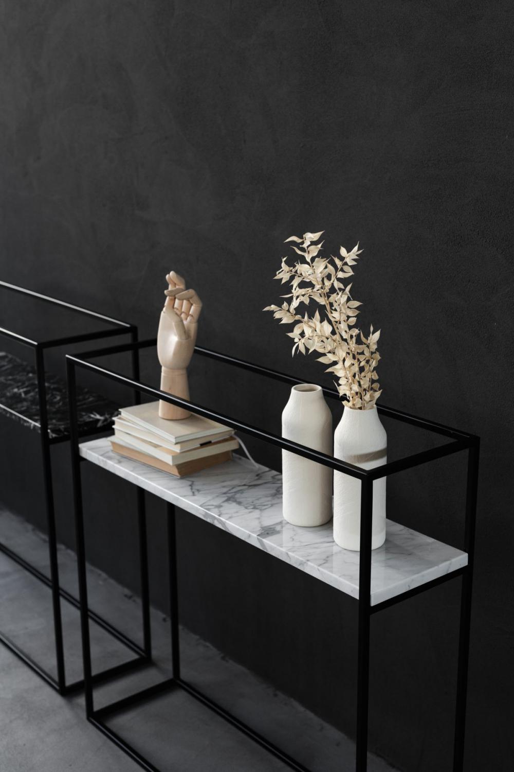 Dark mood aesthetics - furniture - black wall Dark mood aesthetics - furniture - black wall