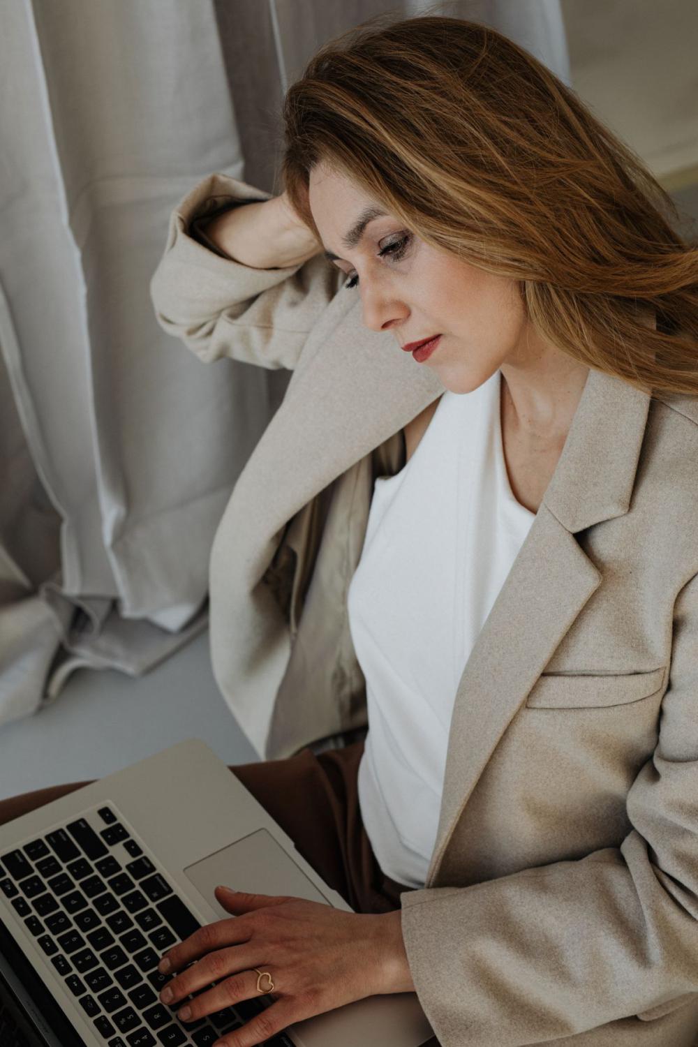 Elegant businesswoman in her office Elegant businesswoman in her office