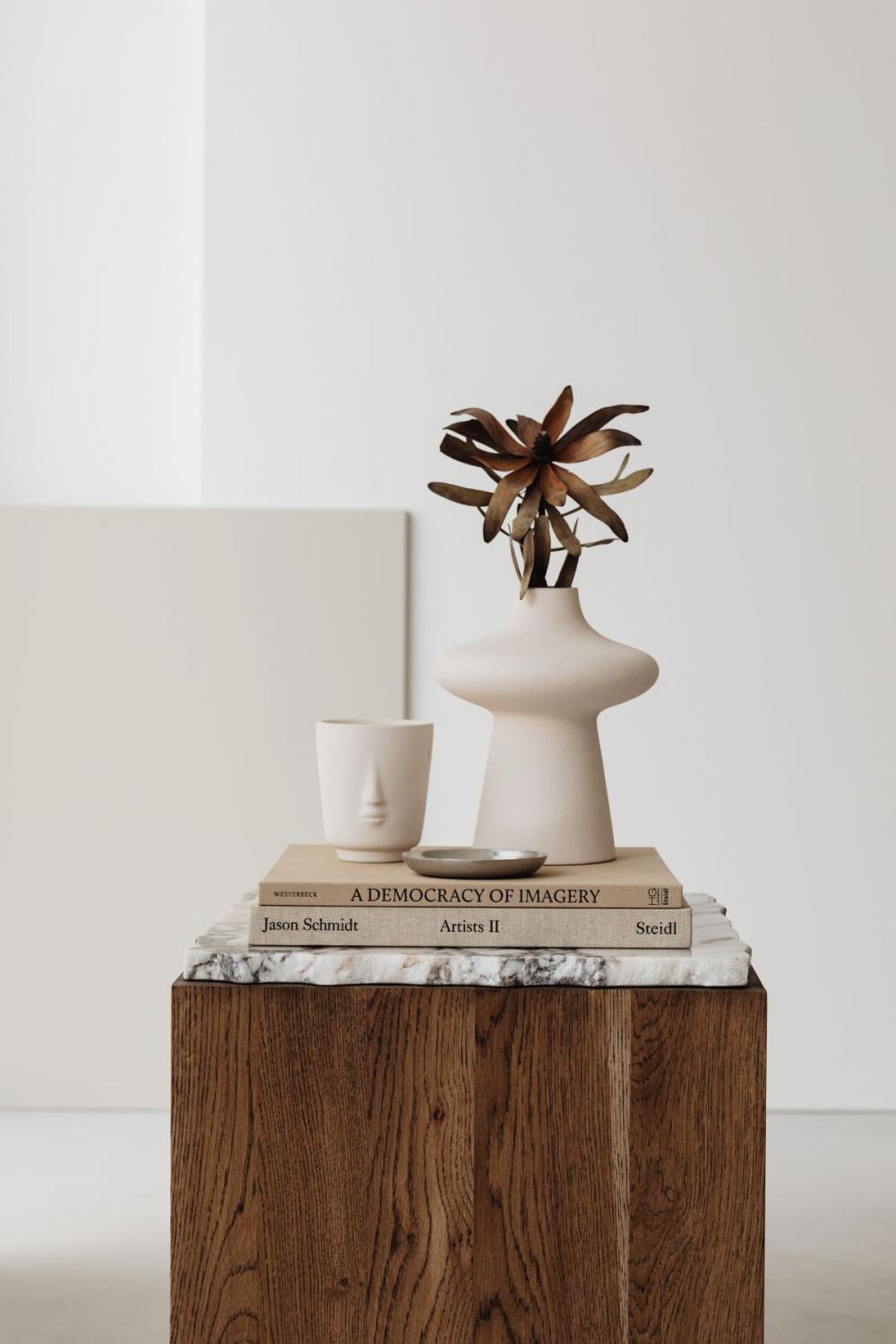 Minimalist interior - contemporary wooden and upholstered furniture Minimalist interior - contemporary wooden and upholstered furniture
