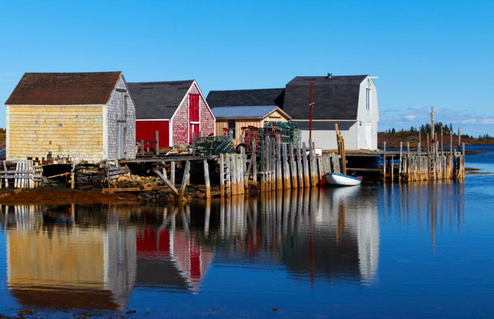 Fishing Village Water No Cost Stock Image Fishing Village Water No Cost Stock Image