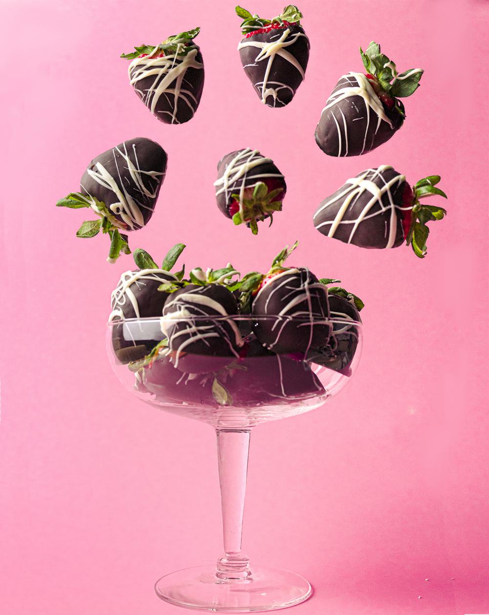 Strawberries in chocolate Strawberries in chocolate