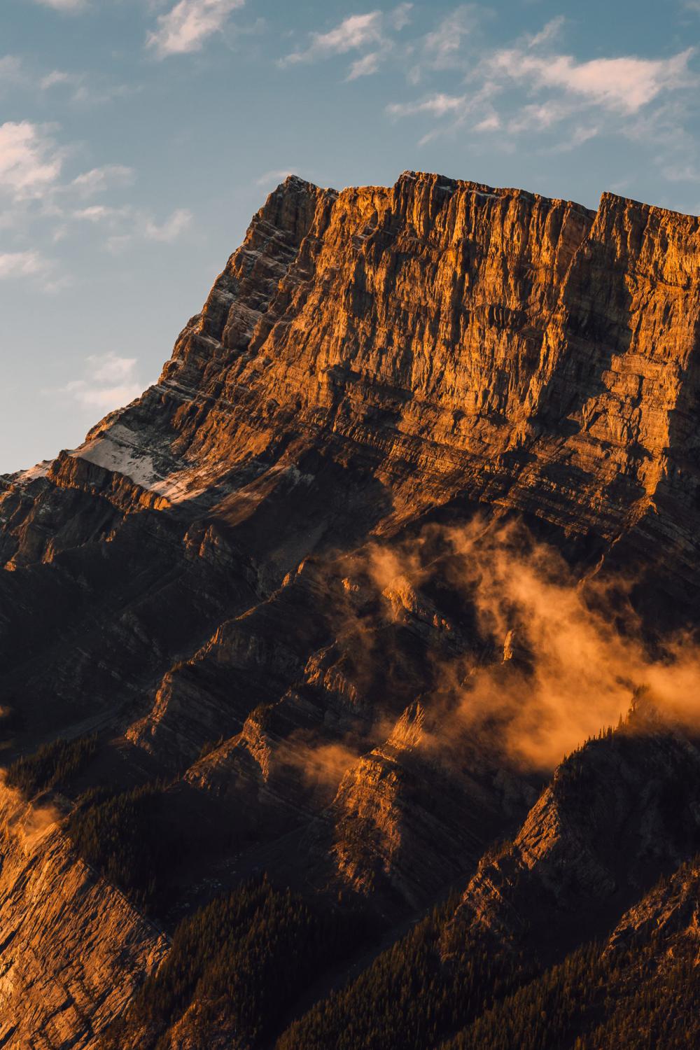 Spotlight sur Mont Rundle Spotlight sur Mont Rundle
