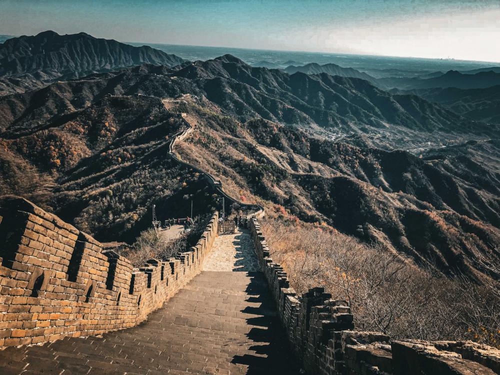 the great wall of China the great wall of China