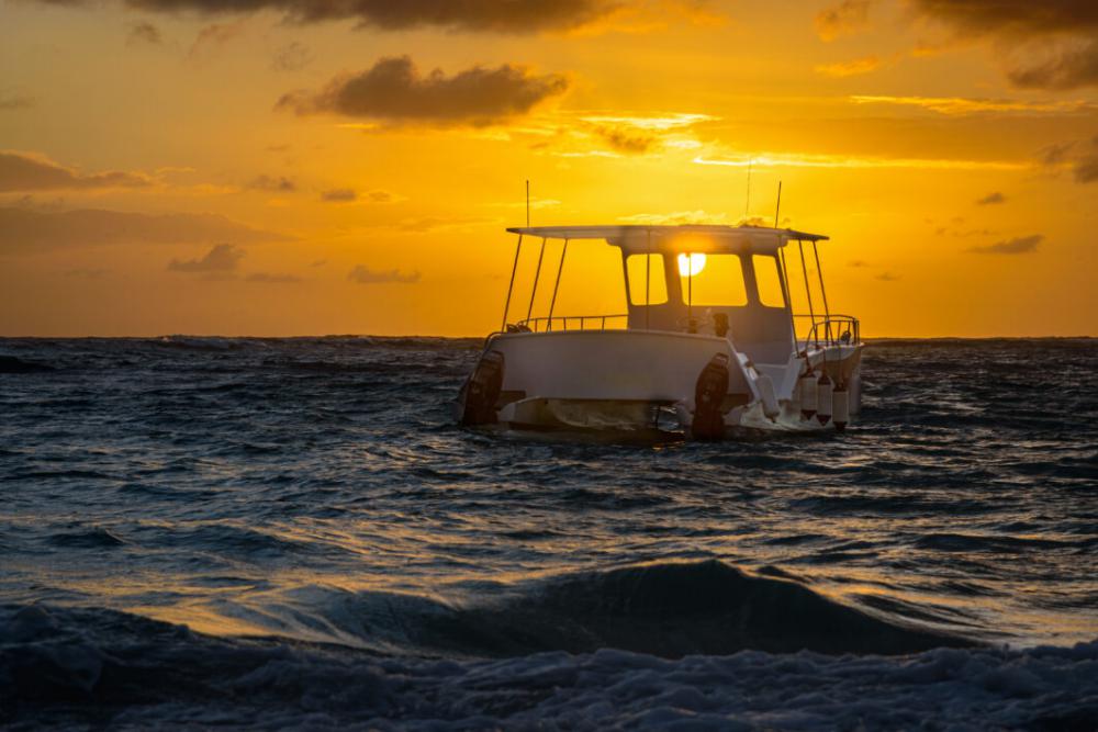 Boat Sunset Sea Free Stock Photo Boat Sunset Sea Free Stock Photo