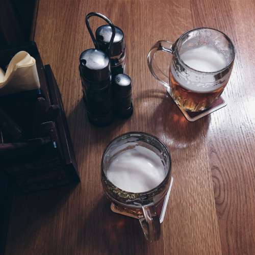 Beer in a pub