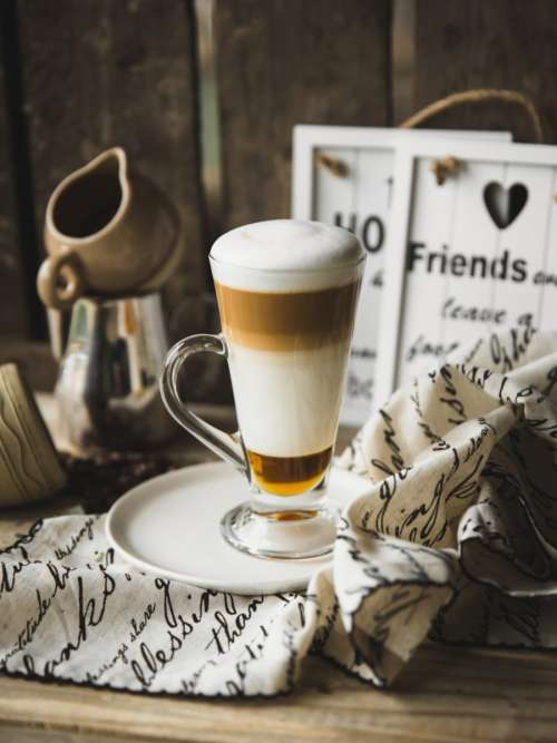 Caffè latte with perfect foam