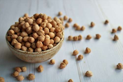 Chickpea in a bowl