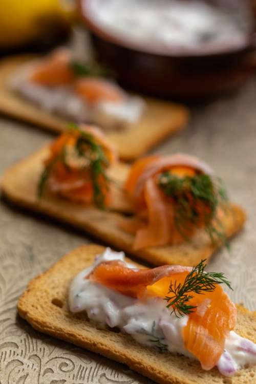 Easy Gravlax appetizer