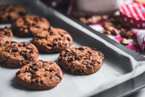 Homemade chocolate chips cookies