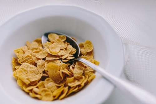 Simple bowl of cereals