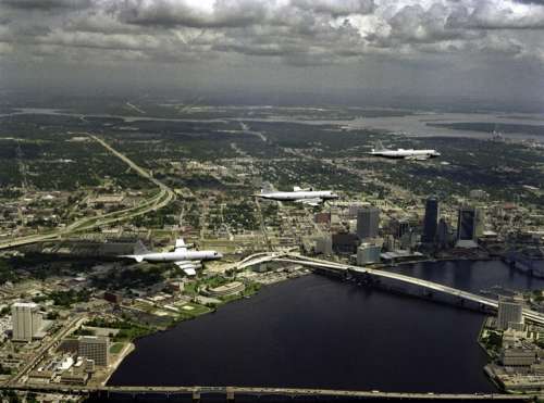 Aerial View of Jacksonville, Florida free photo
