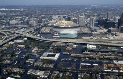 Aerial view of New Orleans, Louisiana free photo