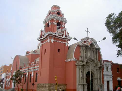 Barranco Church in Lima, Peru free photo