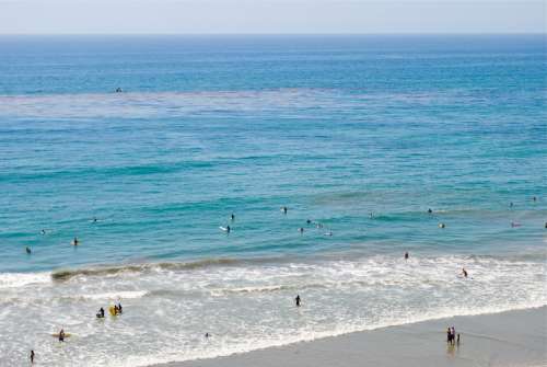 Beach and Ocean in California free photo