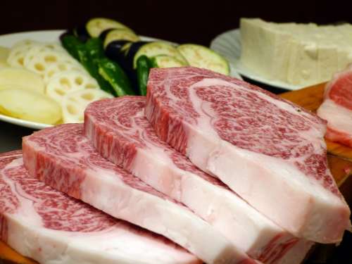 Beef Kobe Steaks free photo