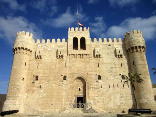 Bey Citadel in Alexandria, Egypt free photo