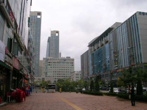 City buildings in Incheon, South Korea free photo