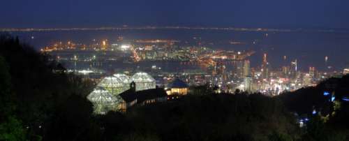 Cityscape of Kobe in Japan free photo