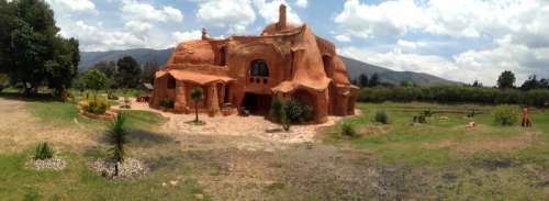 Clay Earthen House in Village Leyva, Colombia free photo