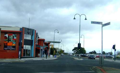 Commercial Road, Morwell's main street in Morwell, Victoria, Australia free photo