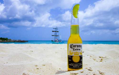 Corona Beer on the Beach free photo