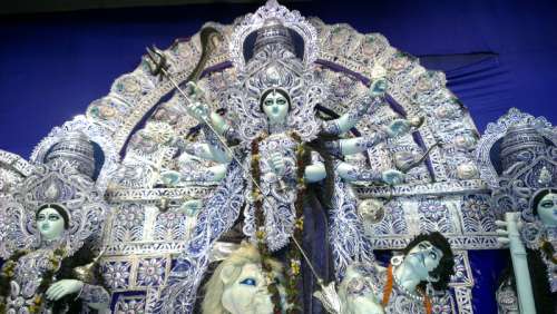 Durga, the Hindu God in Kolkata, India free photo