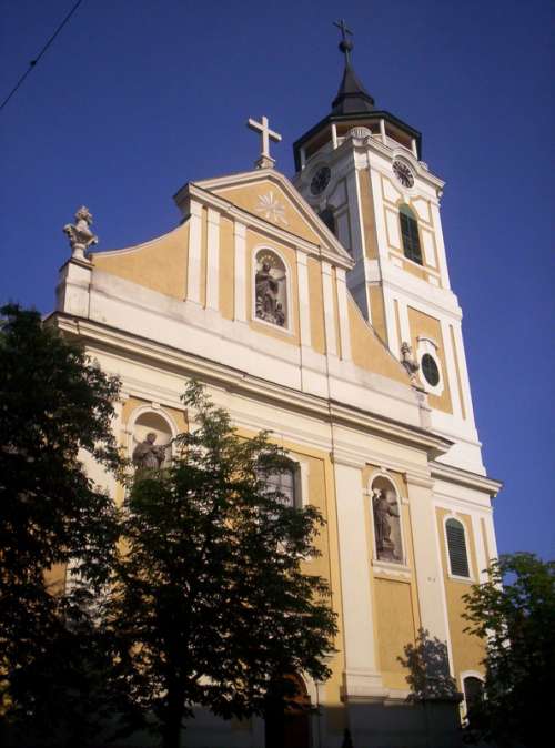 Franciscan Monastery front in Baja Hungary free photo
