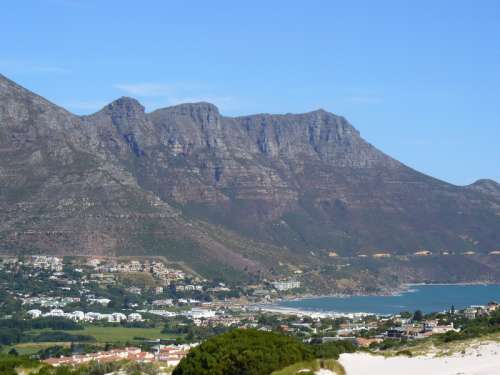 Hout Bay landscape in Cape Town, South Africa free photo