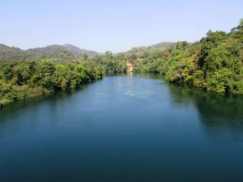 Kali River Landscape in India free photo