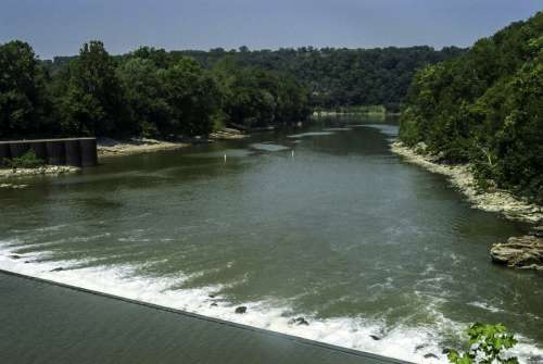 Kentucky River Dam near Frankfort free photo