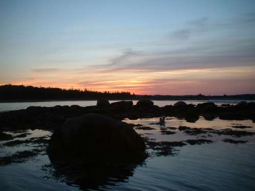 Landscape of Island off East Chezzetcook in Halifax, Nova Scotia free photo