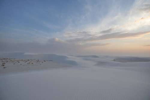 Landscape of White Sands, New Mexico free photo