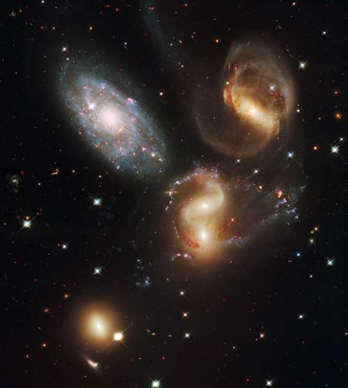 Large Group of Galaxies free photo