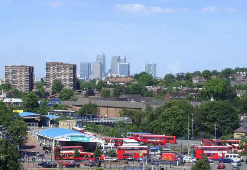 Lewisham Station, an important transport hub in England free photo