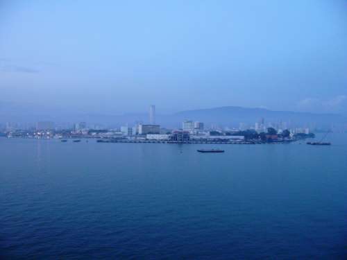 Looking at George Town in Penang, Malaysia free photo