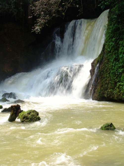 Majestic Waterfalls in Jamaica free photo