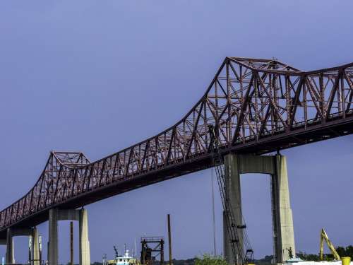 Mathews Bridge in Jacksonville, Florida free photo