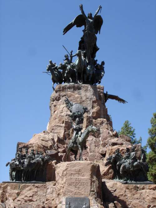 Monument of the Army of the Andes in Mendoza, Argentina free photo