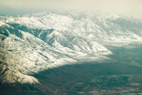 Mountains, lake,landscape of Salt Lake City, Utah free photo