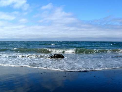 Mystic Beach landscape and seascape in Vancouver, British Columbia, Canada free photo