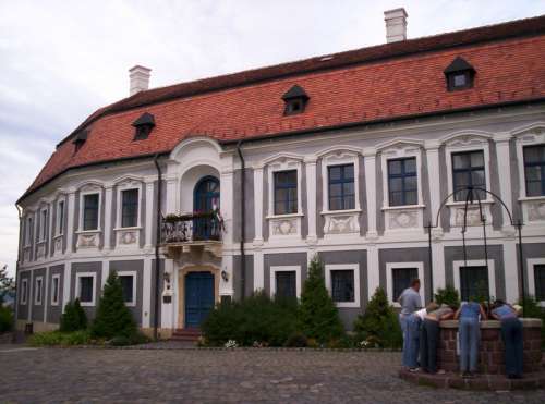 Nagypréposti Palace architecture in Veszprem, Hungary free photo