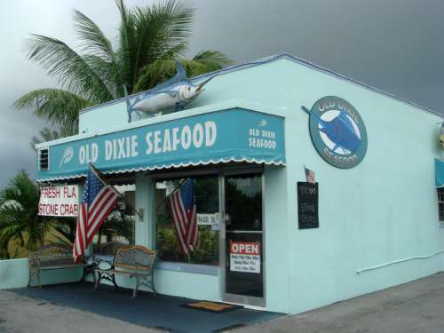 Old Dixie Seafood Market in Boca Raton, Florida free photo