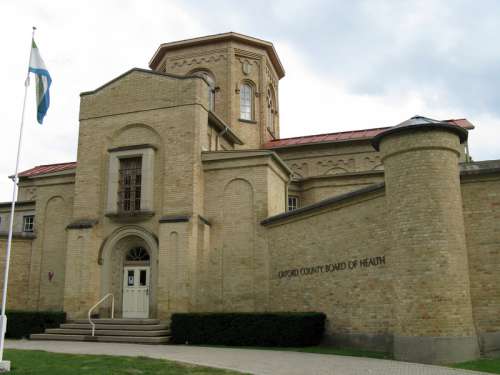 Oxford County Gaol in Woodstock, Ontario, Canada free photo